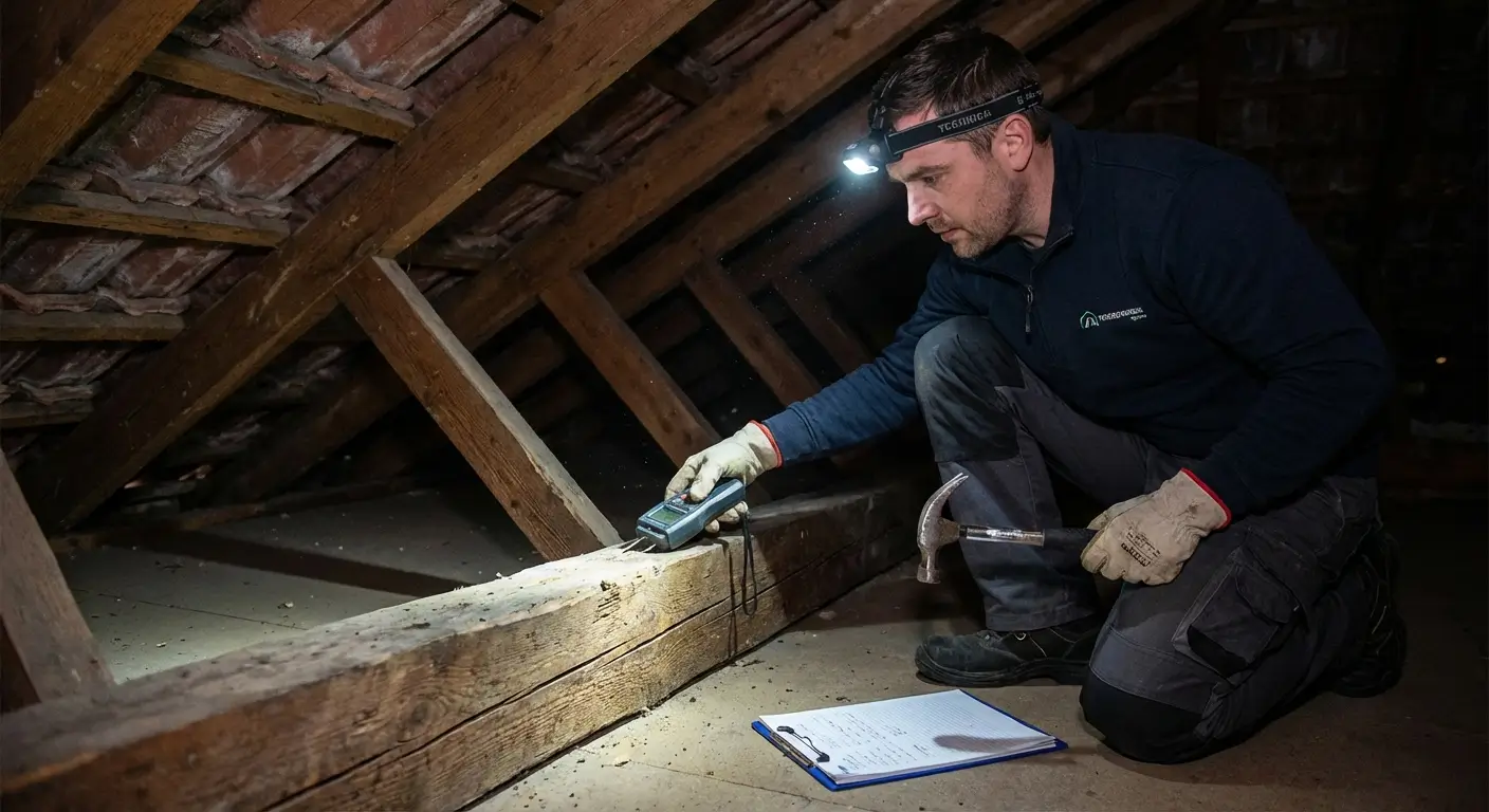 Protection de charpente contre insectes xylophages par Zimmermann