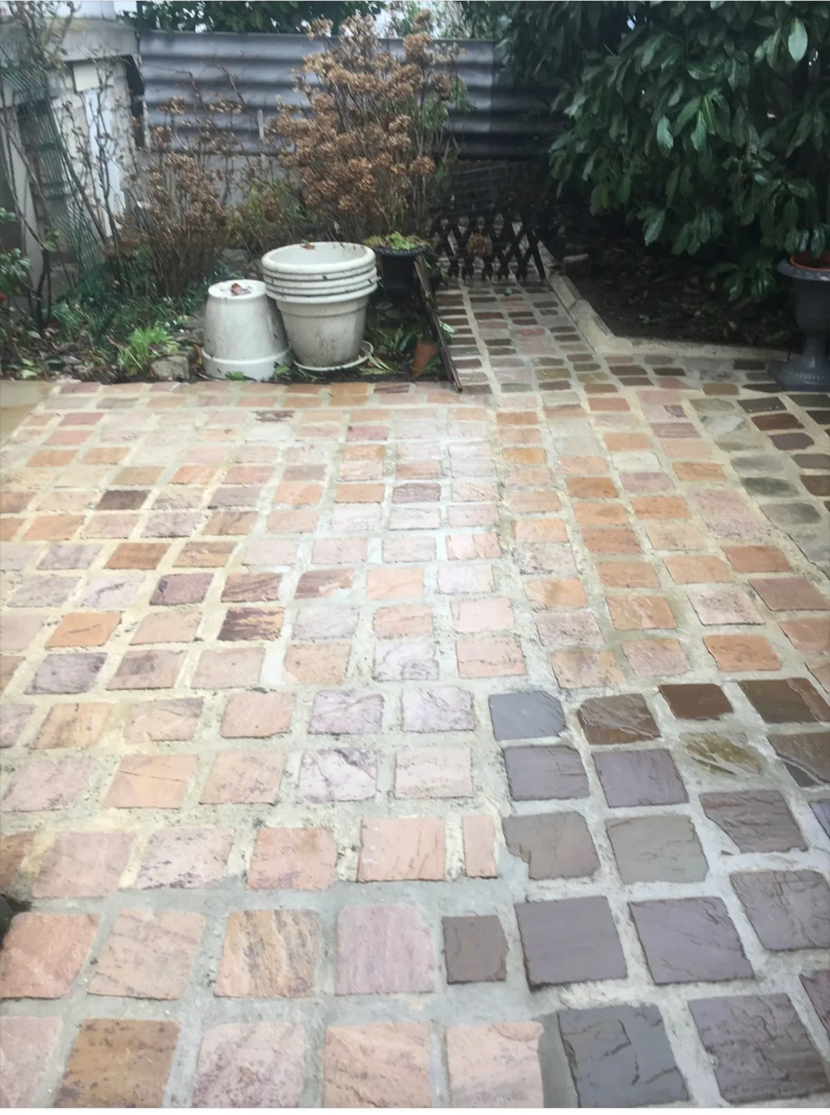 Après - Nettoyage de pavés