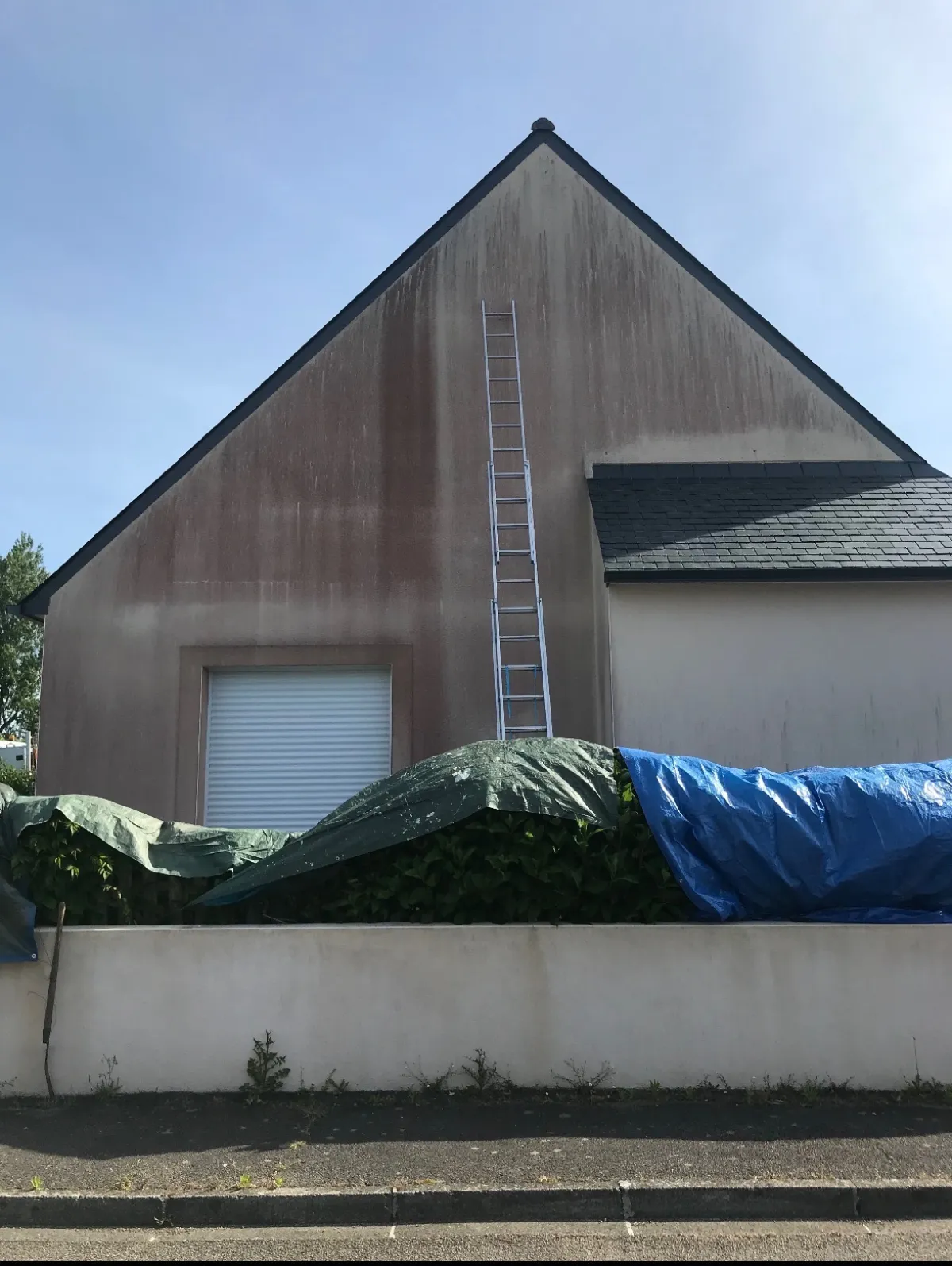 Avant - Nettoyage de pignon