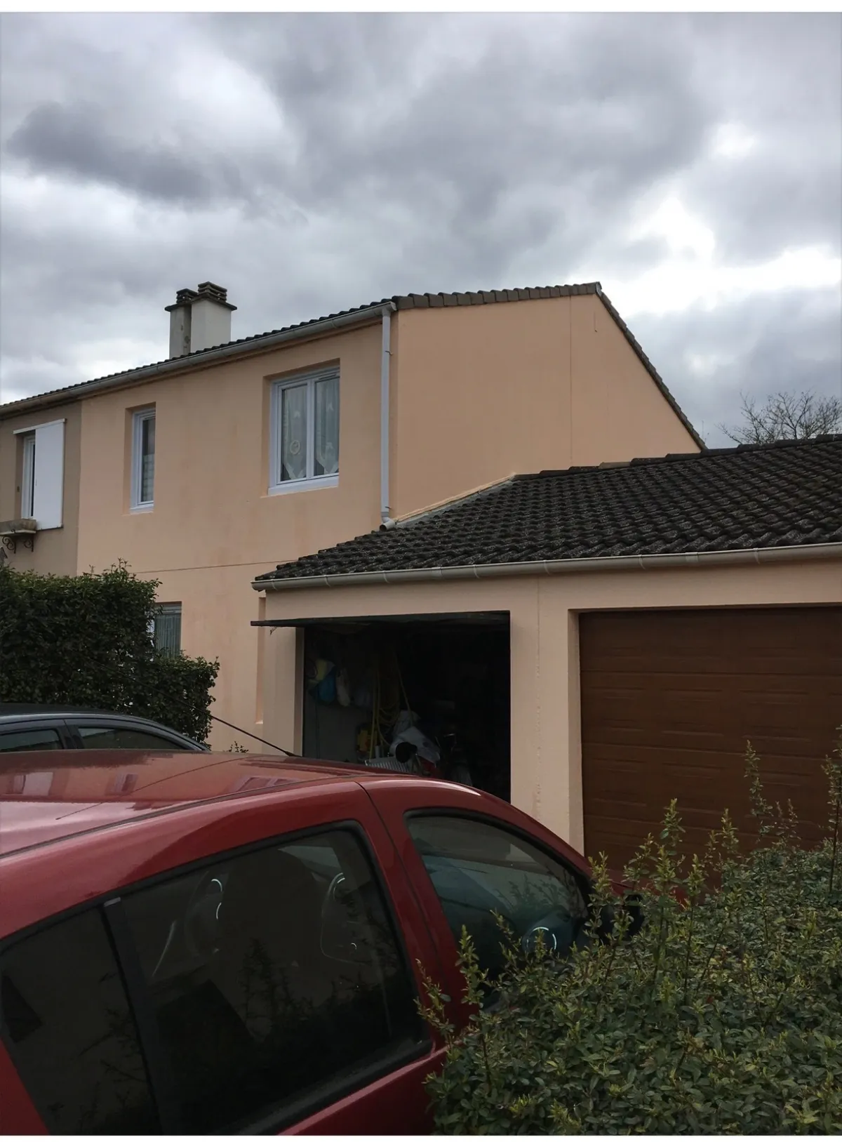 Après — Peinture de façade de garage